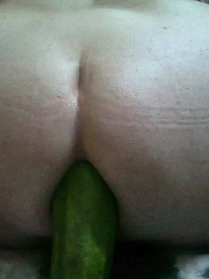 pepino por el culo