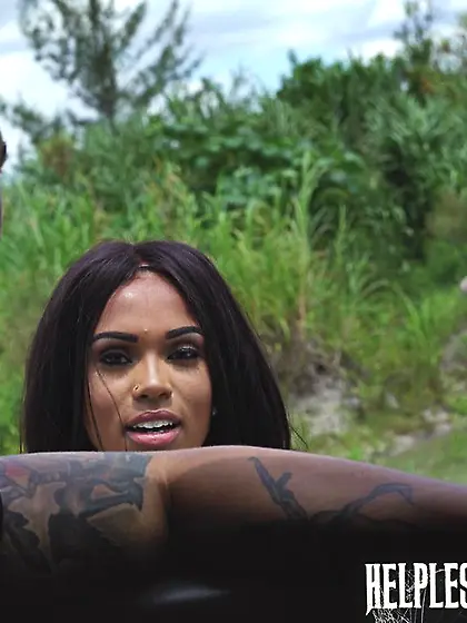 Slim dungeon bondage