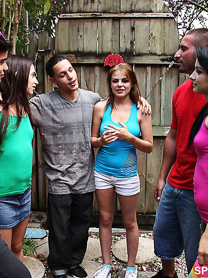 Cock sucking bimbos eat