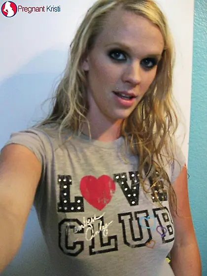 Delicious pregnant blonde fat