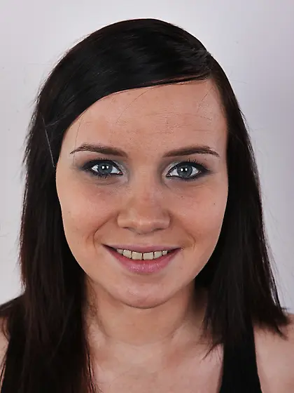 Young happy beauty smiles