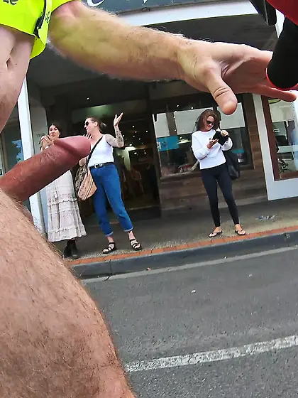 WNBR Byron Bay public erection flash happy women