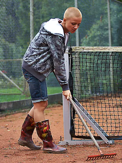 Senior tennis club fucker