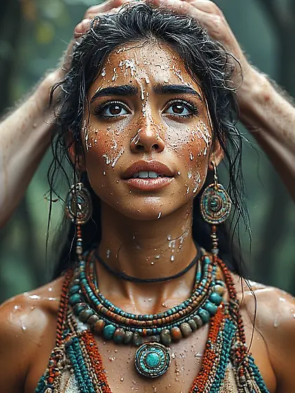 Brown Island Tit Clowns