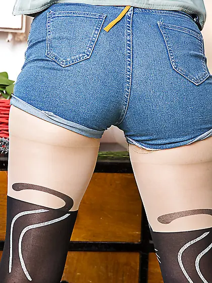 Truly adorable chick showing her natural boobs and then some