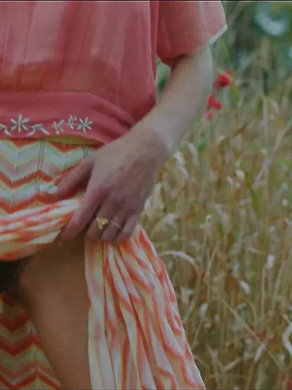 Emma Corrrin showing her pussy