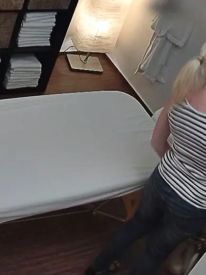 Masseur fucks innocent blonde