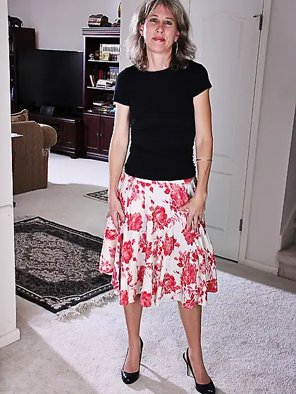 Beautiful mature undressing