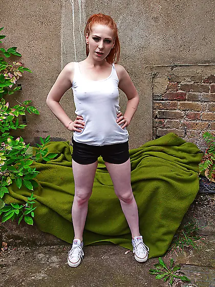 Petite british mature solo