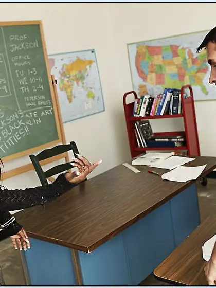 American granny teacher