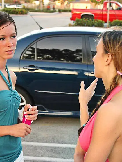 Tiffany Holiday and Brooke go crazy about toying and licking eac