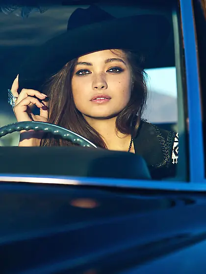 Slender model leather jacket