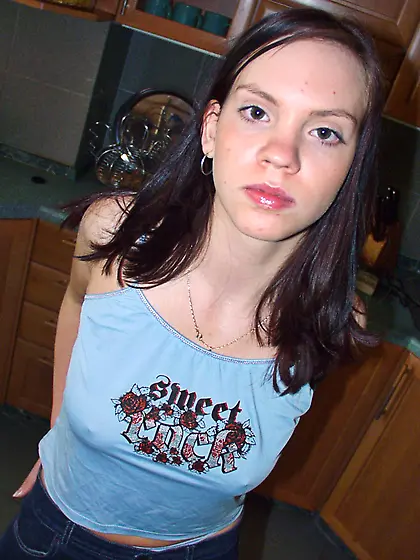 Budding model drinks wine and gets kinky for a solo striptease p