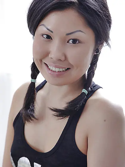 Small tits asian oil