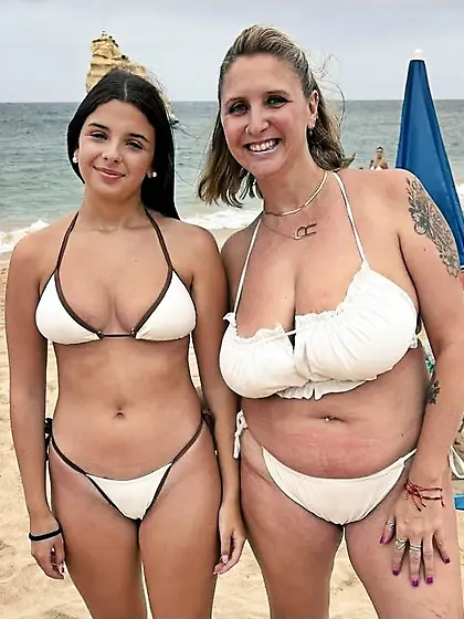 Mom and daughter