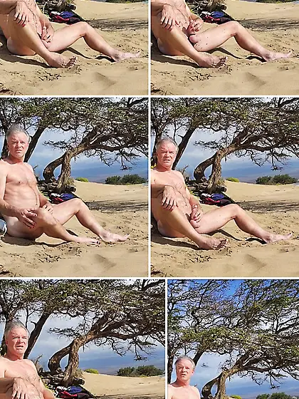 Outdoor fap addict caught