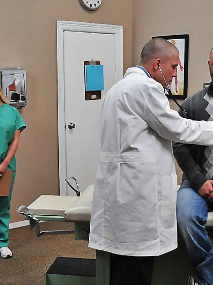 Canadian uniform milf seduce