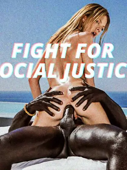 BNWO porn Captions.  End racism.  pro interracial