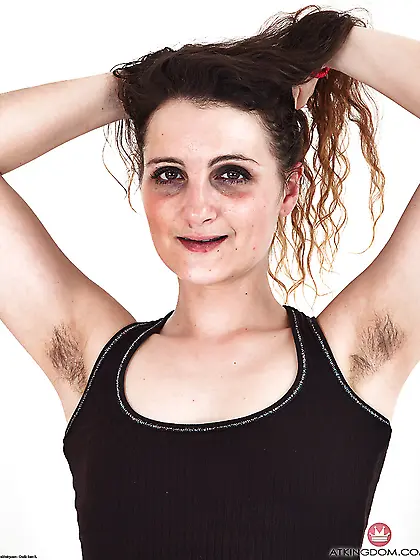 Hairy armpits pussy close up