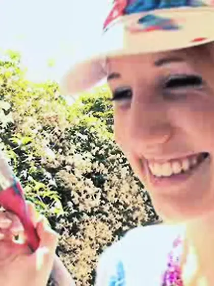 Cute blonde neighbor girls