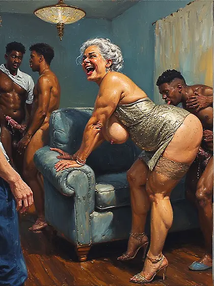 Nasty moms with bbc,  paintings