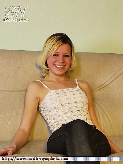 Cute nymphet stripping