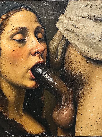 Nobildonna succhiando Cazzo - Tuscany school