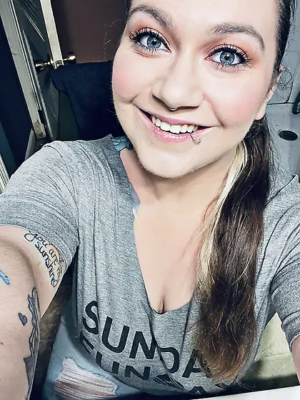 BBW Chubby Hairy Girlfriend with Huge Tits