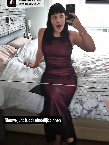 Dutch Goth Girl with great tits