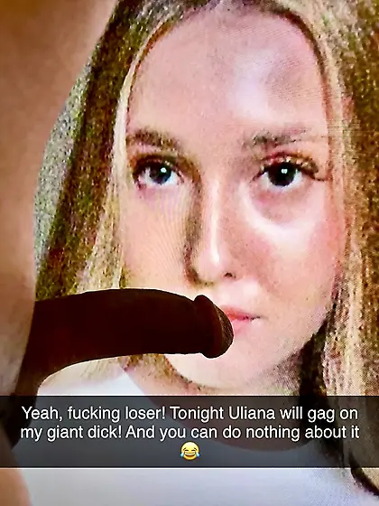 He used my crush Uliana Konshina as a flashlight