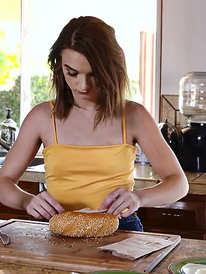 Petite slutty teen banged by horny stepbrother