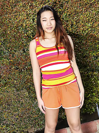 Stripping asian foot fetish