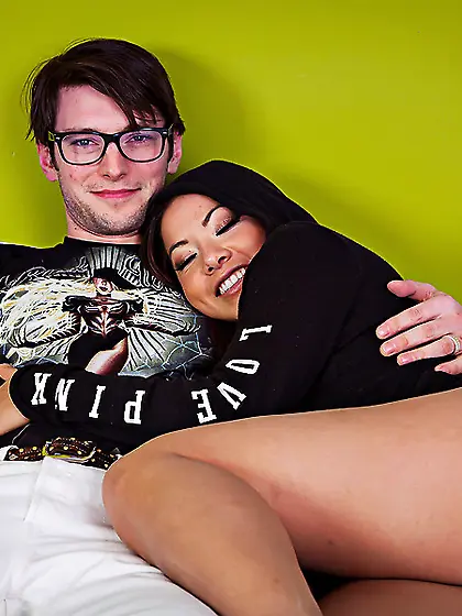 Sweet asian babe handsome