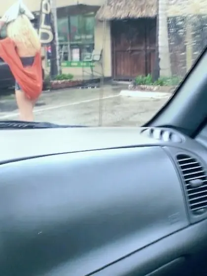 Blond-haired teen with a round booty getting railed in POV from