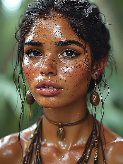 Brown Island Tit Clowns