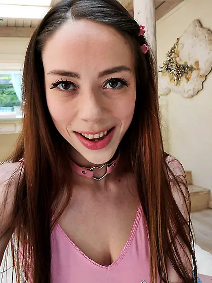 Lola Mai sucks firm cock and gets screwed in POV