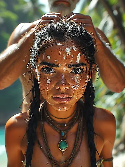 Brown Island Tit Clowns