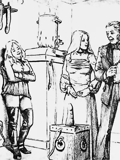 Classic SADISM & MASOCHISM Art - Getting Her Prepped