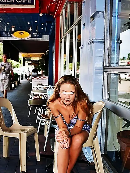 Mare Nasson gorgeous blonde public flasher 4