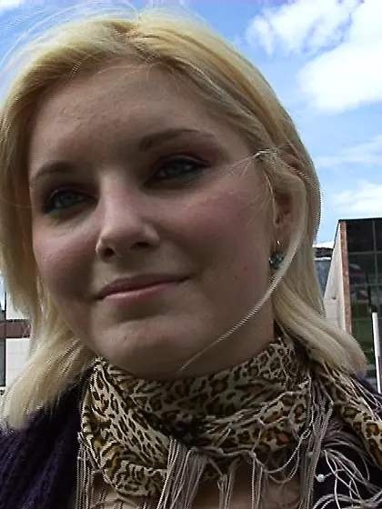 Brunette cutie black dress
