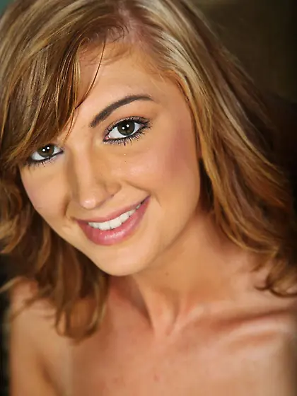 Beautiful teen girl Alana Rains blows a giant black cock and the