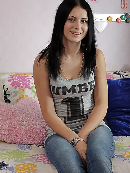 Teen brunette expect ass