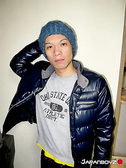 Hot japanese stud slowly