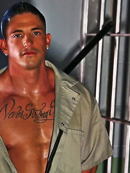 Uniform strapon femdom