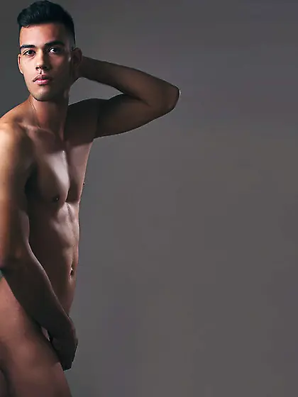 Latin young gay AdamMills like to snapshot