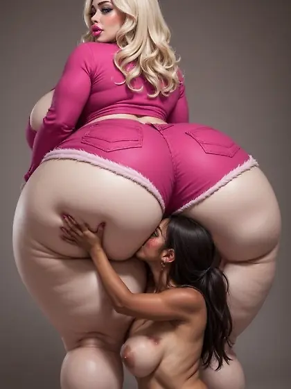 Nigger Girl Worships Massive Bimbo Pawg’s Ass