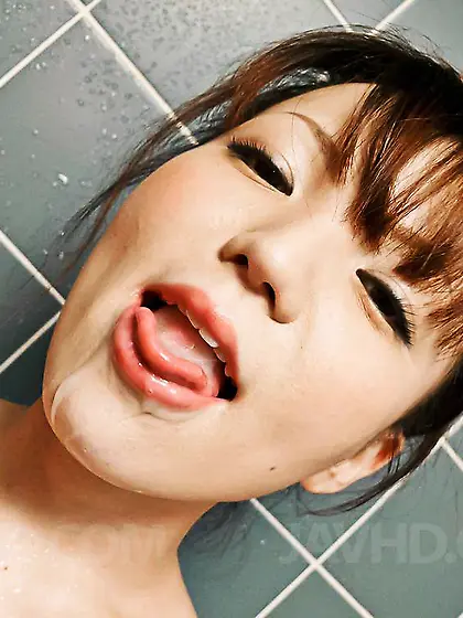 Licentious Asian girl Asuka Ayanami tit and oral fuck plus cum s