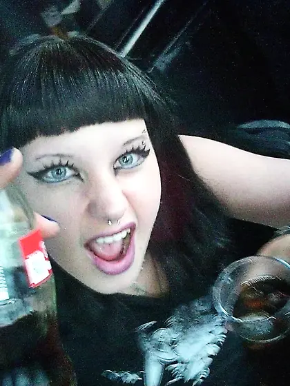 Dutch Goth Girl with great tits