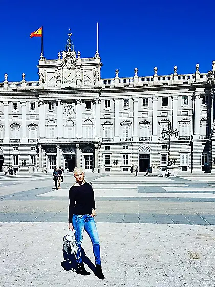 Athletic italian milf