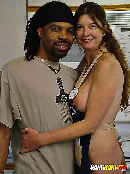 Amateur mature interracial